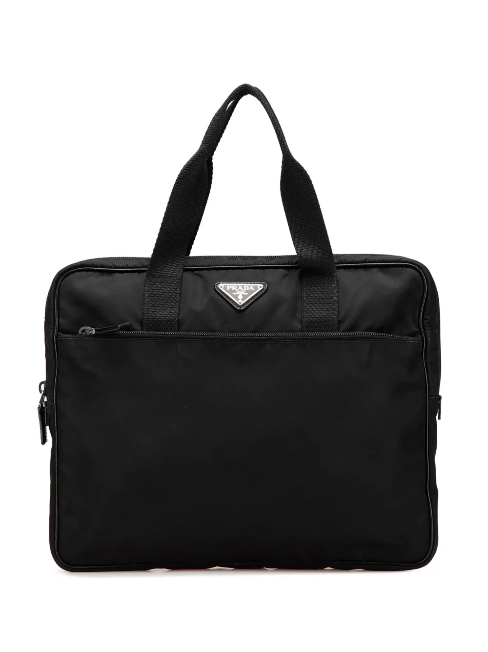 Prada Pre-Owned 2013-2024 Tessuto business bag | Black | Image 1