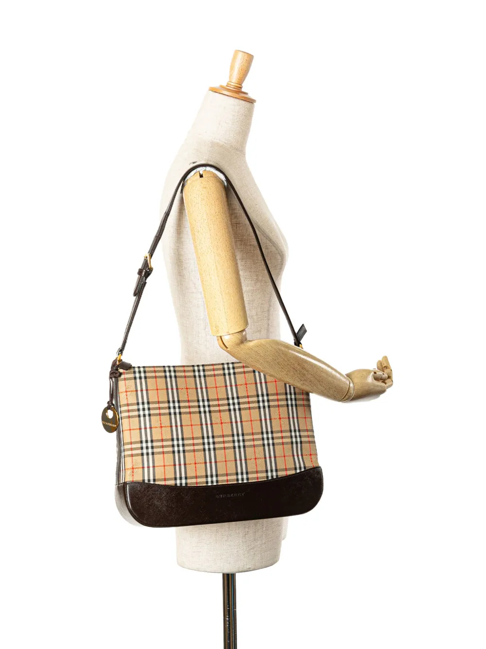 Burberry Pre-Owned 2000-2017 Haymarket Check Canvas shoulder bag | Estilos de archivo | Image 2