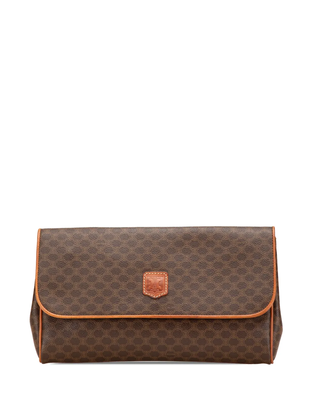 Céline Pre-Owned 1992 Macadam Coated Canvas clutch bag | marrón | Image 1