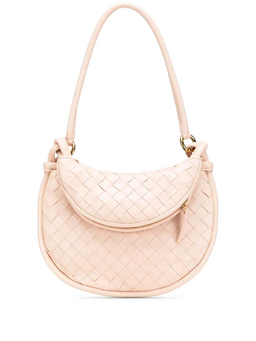 Bottega Veneta Pre-Owned 2012-2024 Small Nappa Intrecciato Gemelli hobo bag | Pink | Image 1