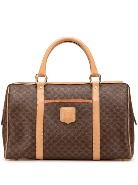 Céline Pre-Owned 2013 Macadam Coated Canvas boston bag