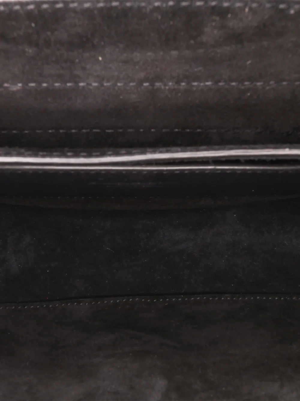 Pre-owned Saint Laurent 2020 Small Calfskin And Pony Hair Leopard Print Kaia Crossbody Bag In Black