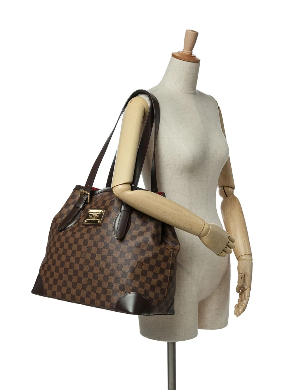 Louis Vuitton Pre-Owned 2007 Damier Ebene Hampstead GM tote bag | Pre-Owned | Image 2