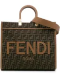 Fendi Pre-Owned 2010-2024 Medium Zucca Canvas Sunshine Shopper Tote satchel - Brown