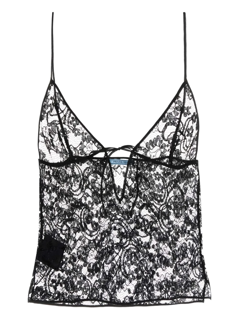 Prada Cropped top Zwart