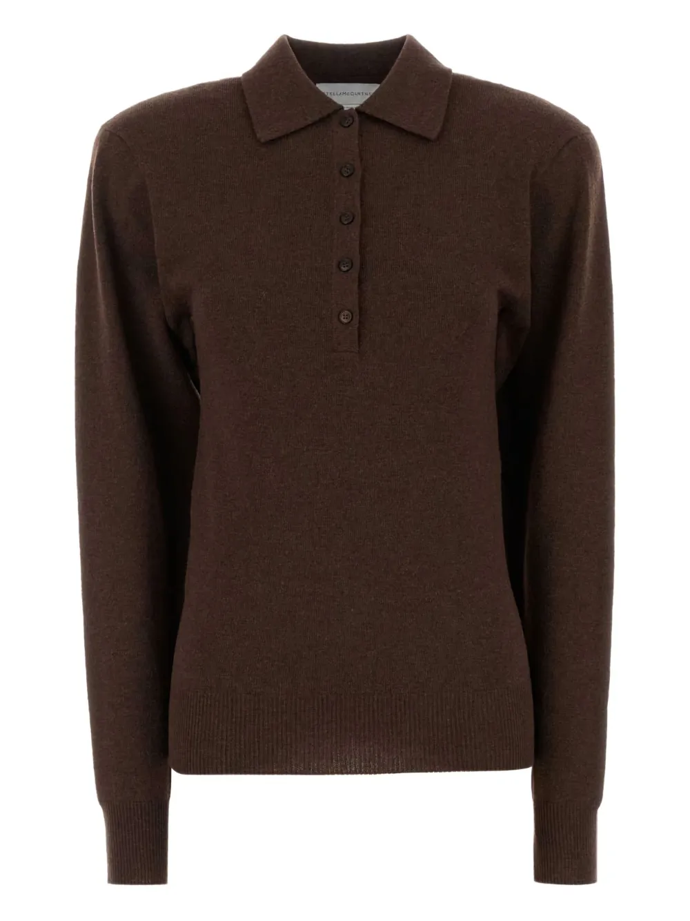 Stella McCartney Polotop met lange mouwen Bruin