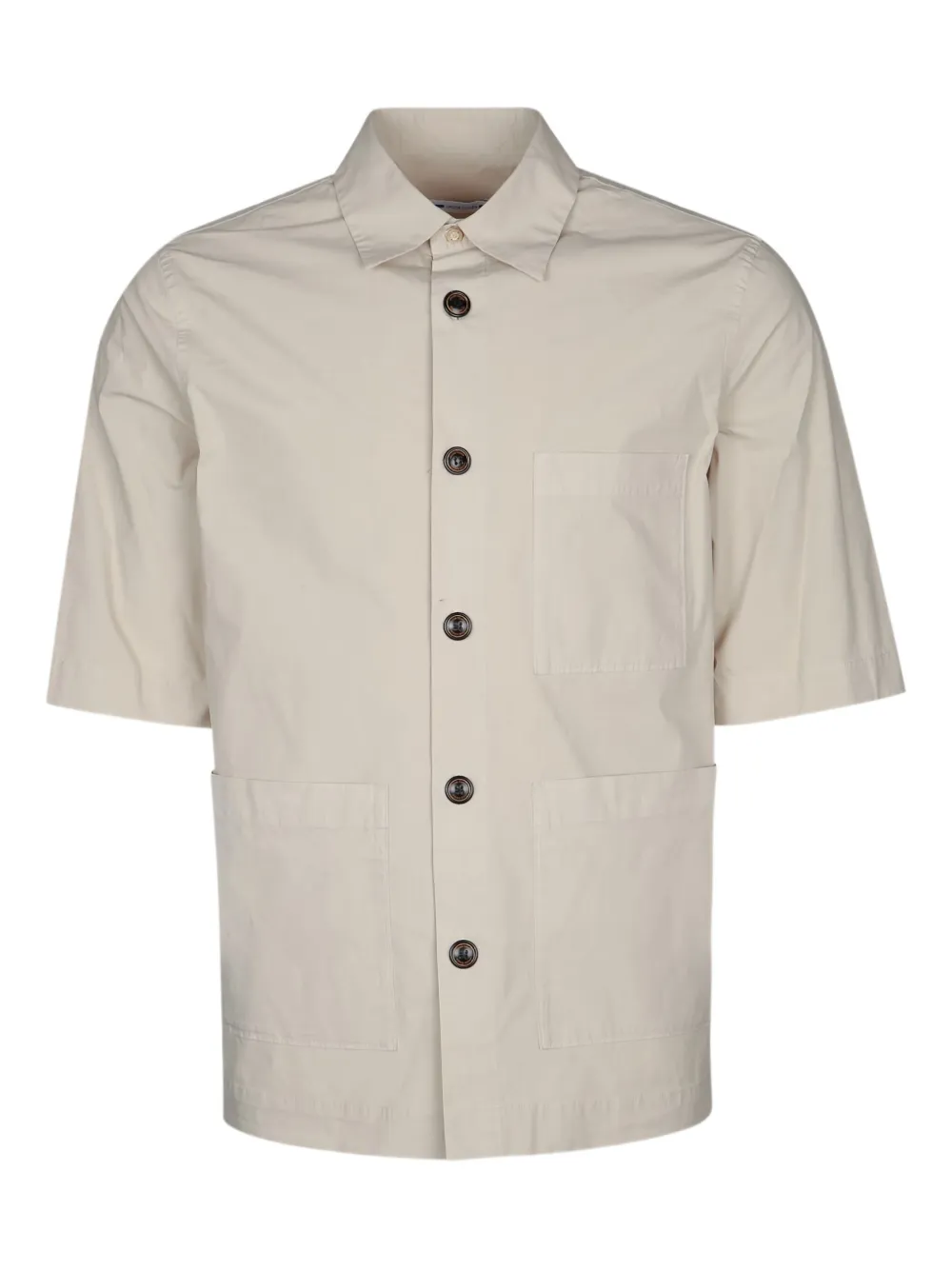 Jacob Cohën short-sleeved button-up shirt | Neutrals | Image 1