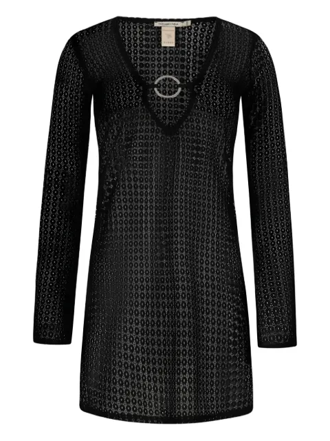 PARAMIDONNA Krista eyelet-detail beach dress