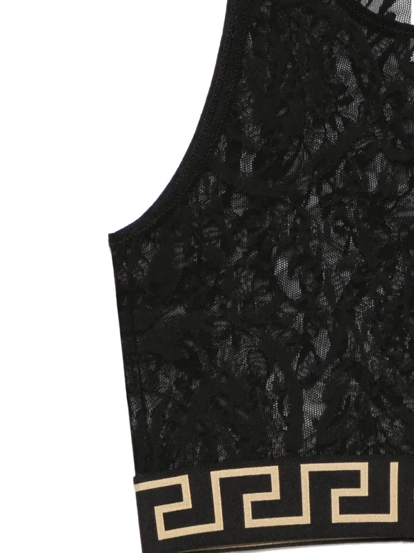 Versace グレカ ブラ | ブラック | FARFETCH JP