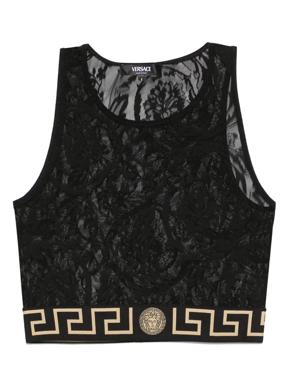 Versace brasier con borde Greca | negro | Image 1