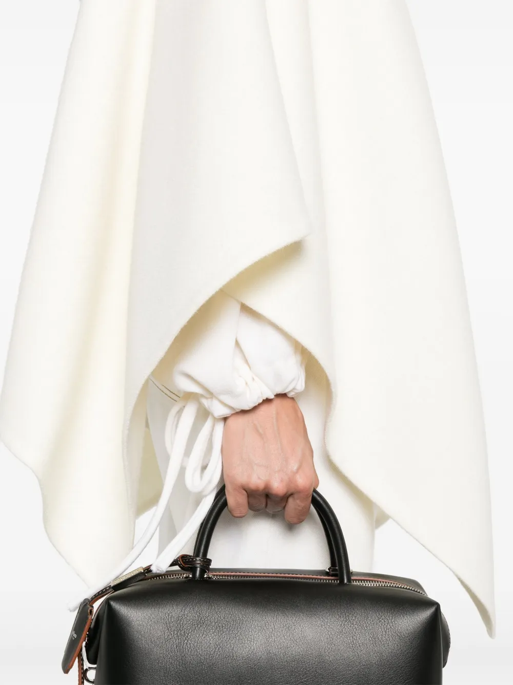 Max Mara Asymmetrische poncho Beige
