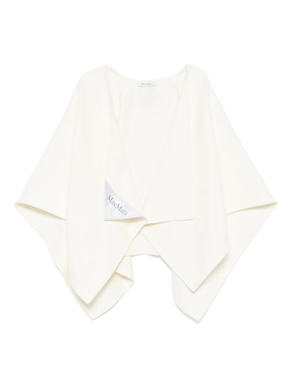 Max Mara asymmetric poncho | Neutrals | Image 1