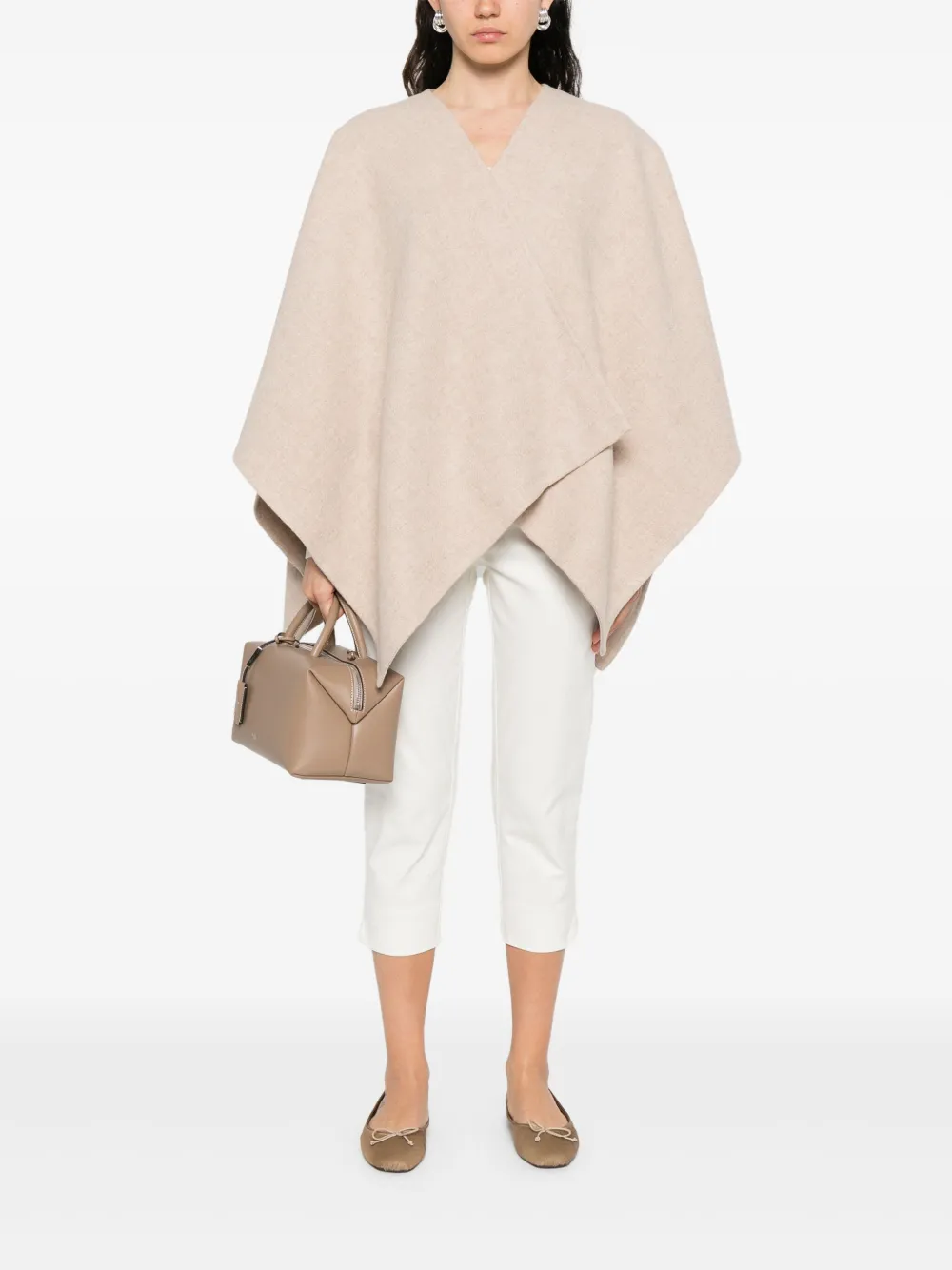 Max Mara asymmetric-hem poncho | Ponchos | Image 2