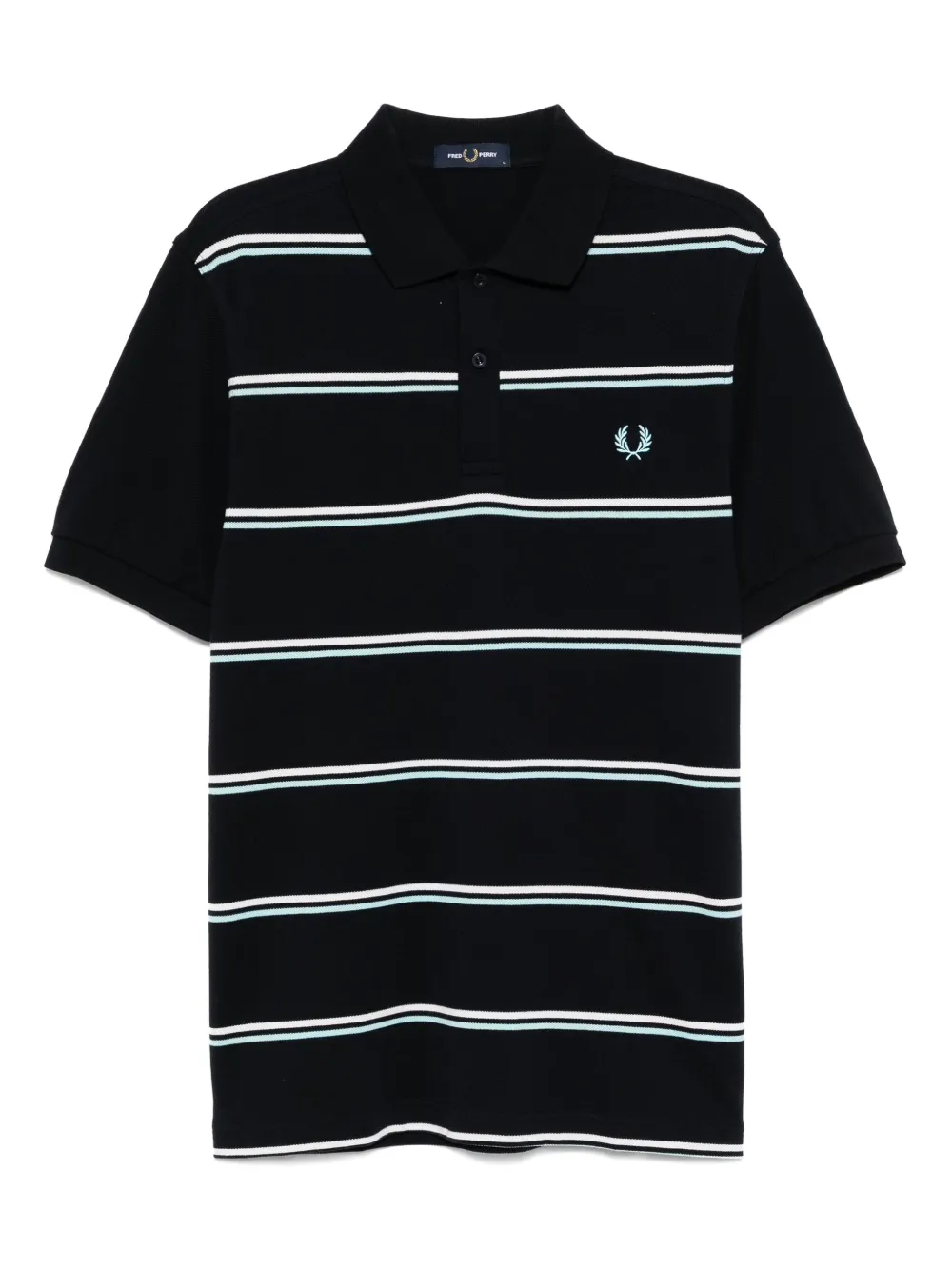 logo-embroidered polo shirt
