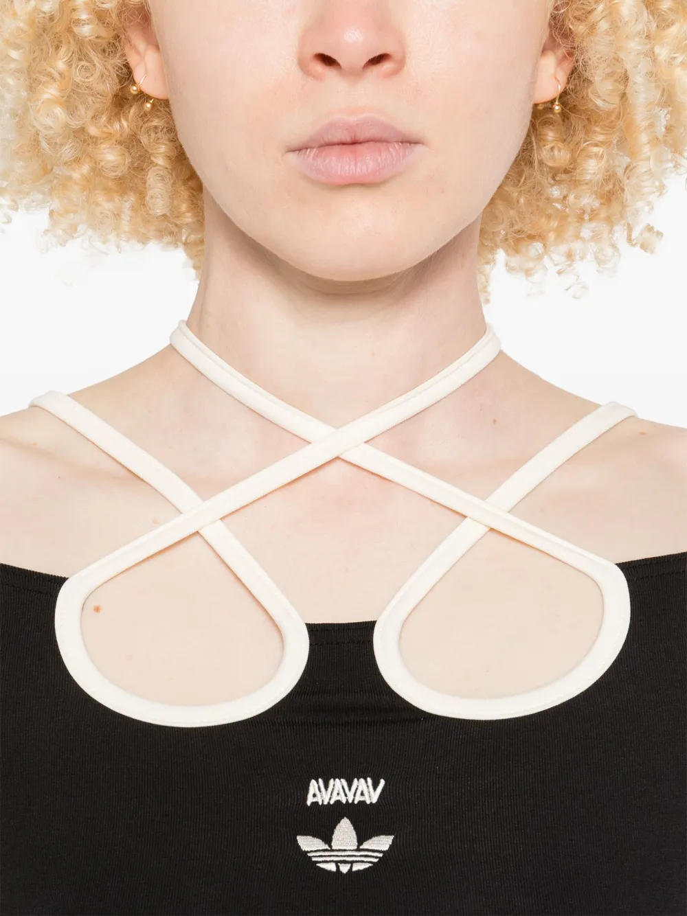 adidas x Avavav tanktop met geborduurd logo Zwart