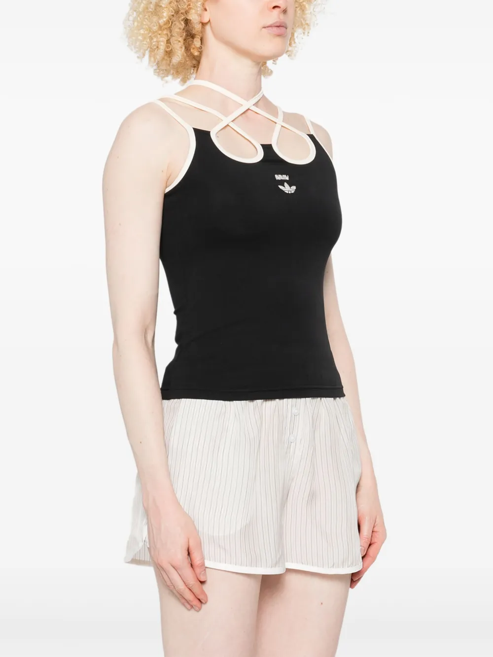 adidas x Avavav tanktop met geborduurd logo Zwart