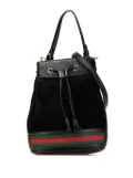 Gucci Pre-Owned 2016-2024 Small Suede Ophidia Bucket satchel - Black
