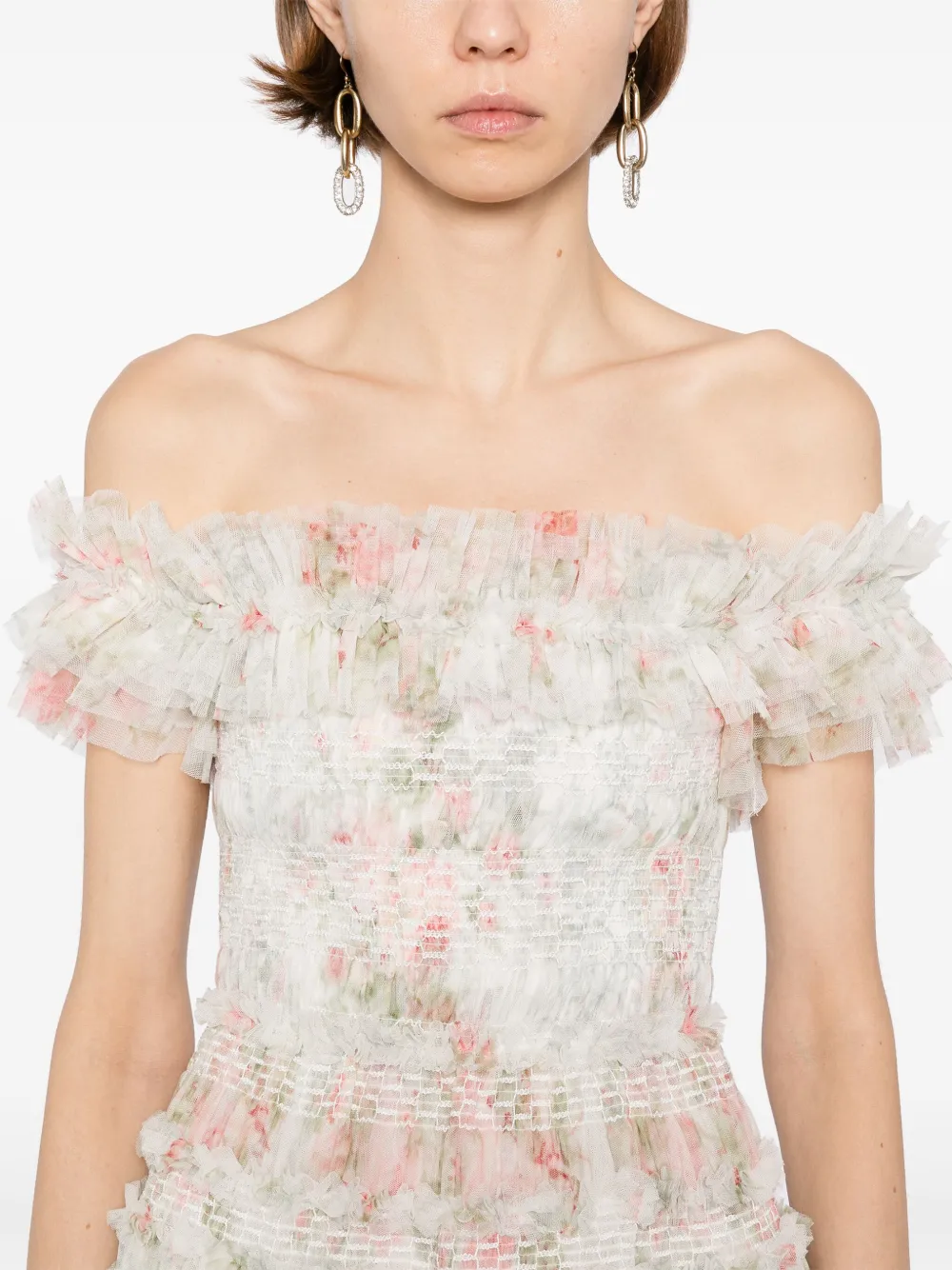 Needle & Thread Jurk met bloemenprint Roze