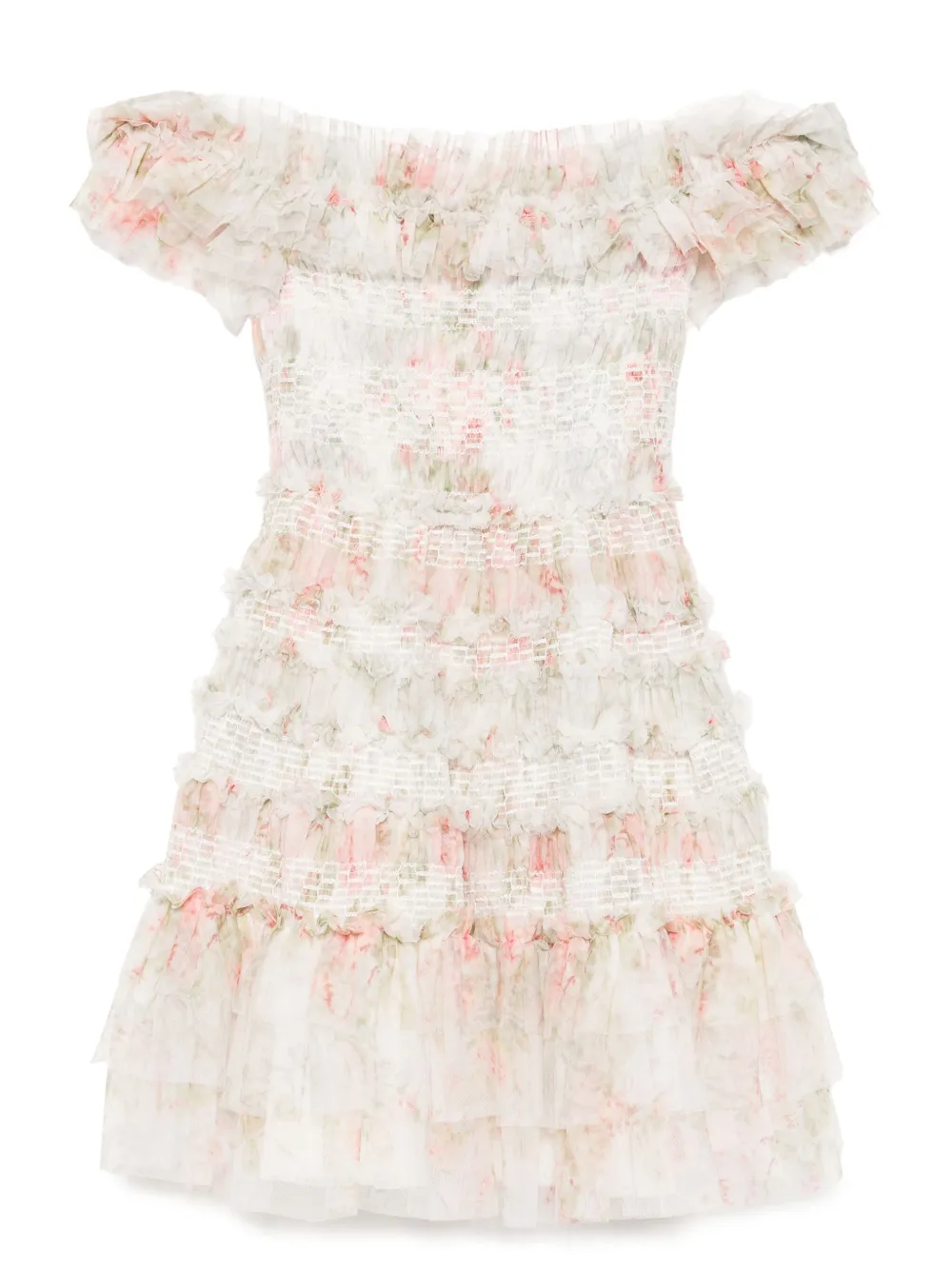Needle & Thread floral-print dress Roze