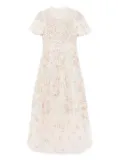 Needle & Thread floral embroidered dress - Neutrals