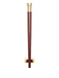 Shanghai Tang animal-head chopsticks - Brown