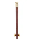 Shanghai Tang Tang Zodiac horsehead chopsticks - Brown