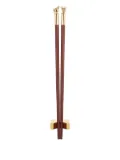 Shanghai Tang animal-head chopsticks - Brown