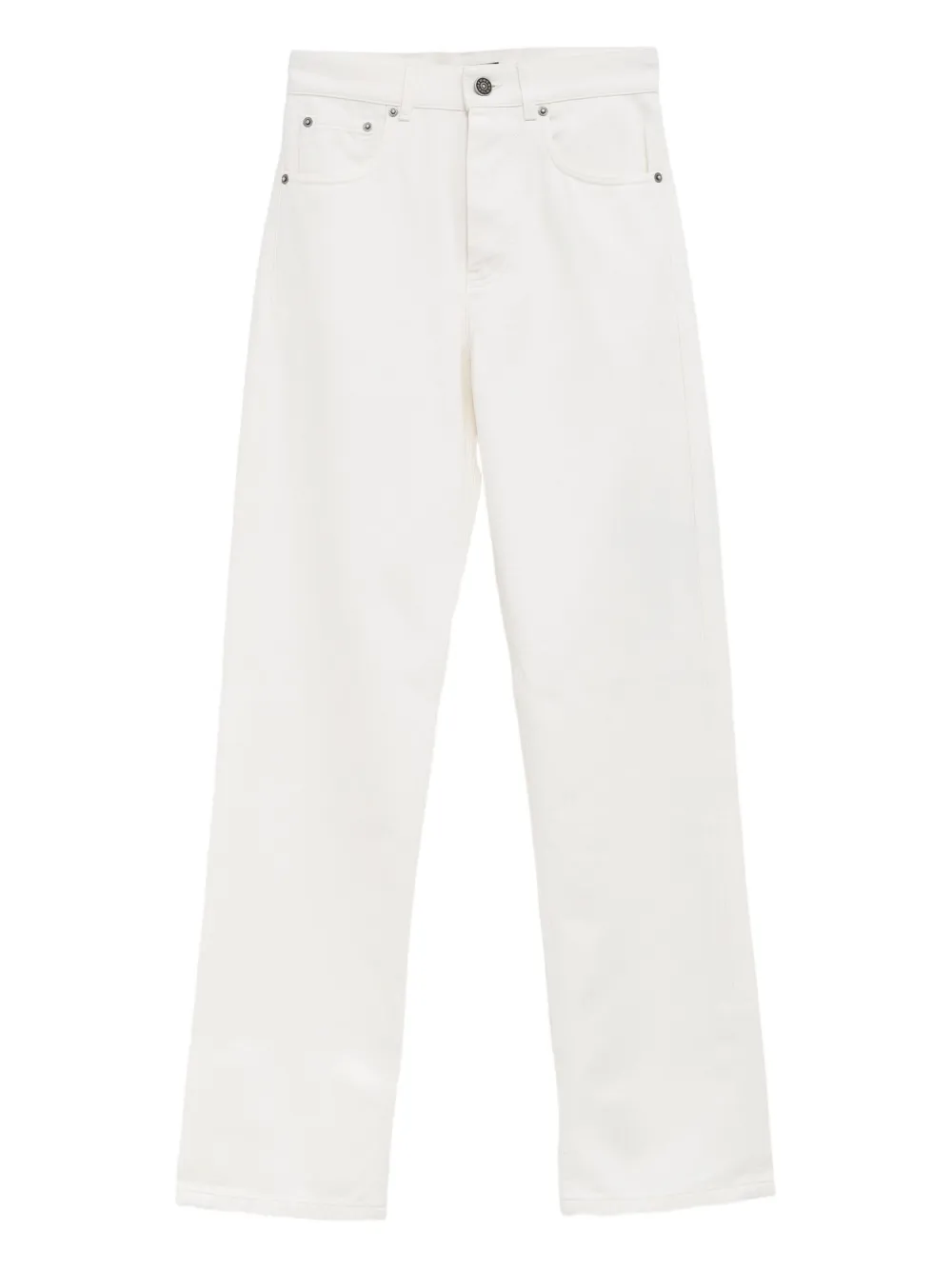 Phoebe Philo cotton straight jeans | White | Image 1