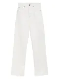 Phoebe Philo cotton straight jeans - White
