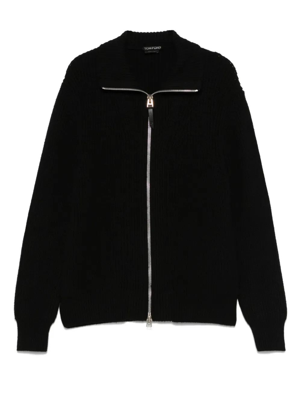 TOM FORD zip-up cardigan - ブラック TOM FORD zip-up cardigan - ブラック