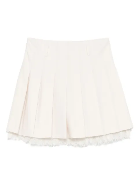 Self-Portrait lace-detailing mini skirt 