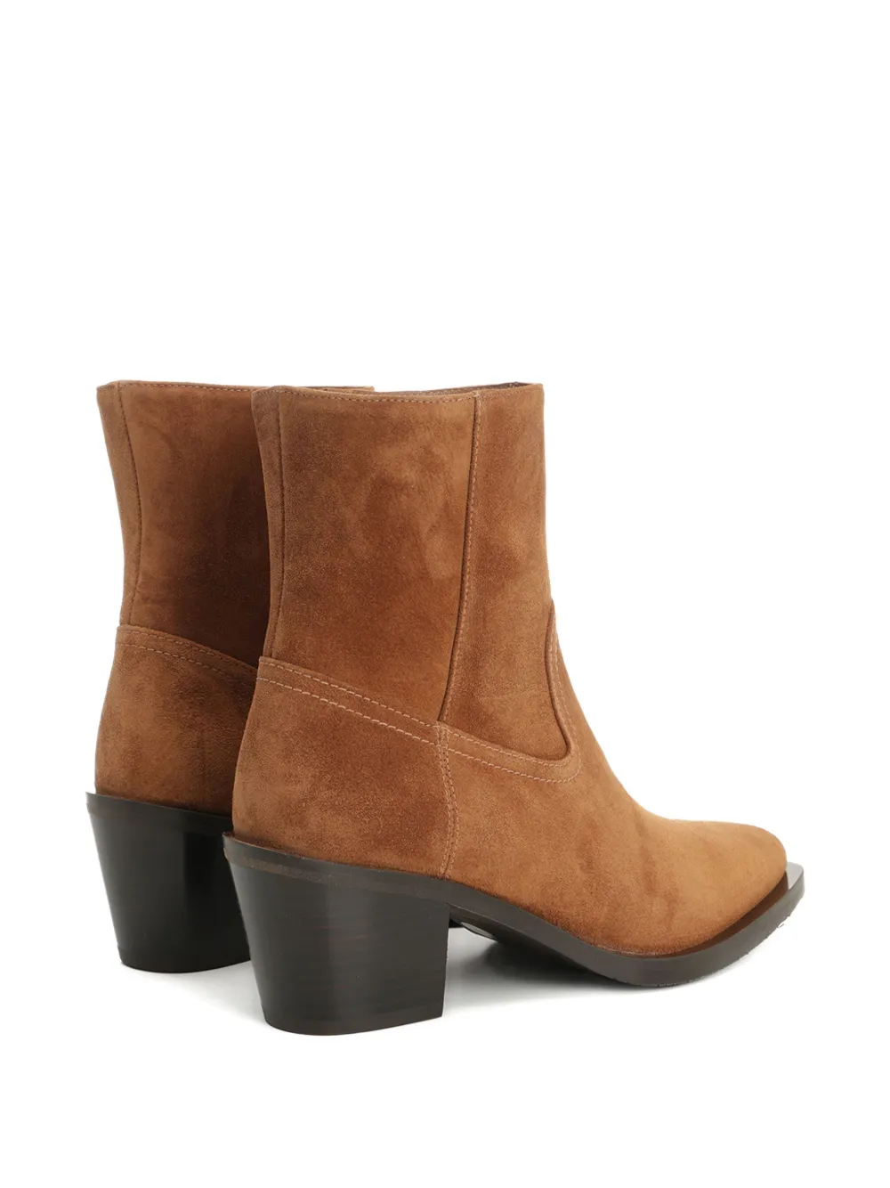 Stuart Weitzman Tate suede ankle boots Brown