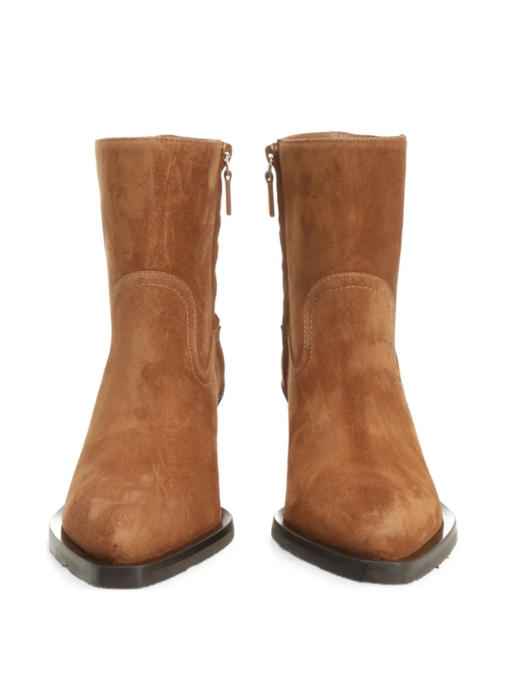 Stuart Weitzman Tate suede ankle boots Brown