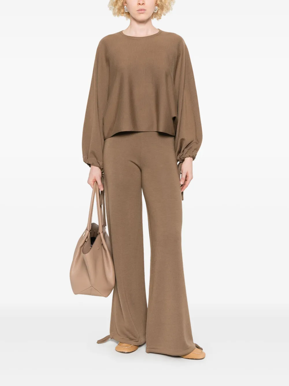 Max Mara virgin wool trousers - Bruin