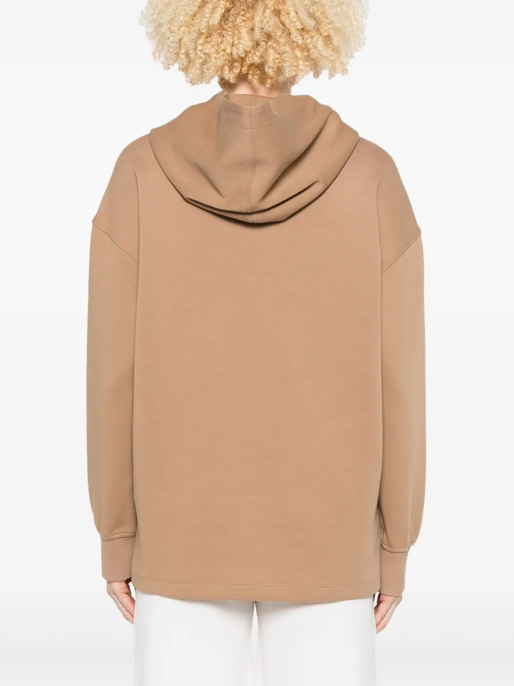 'S Max Mara Hoodie met geborduurd logo Bruin