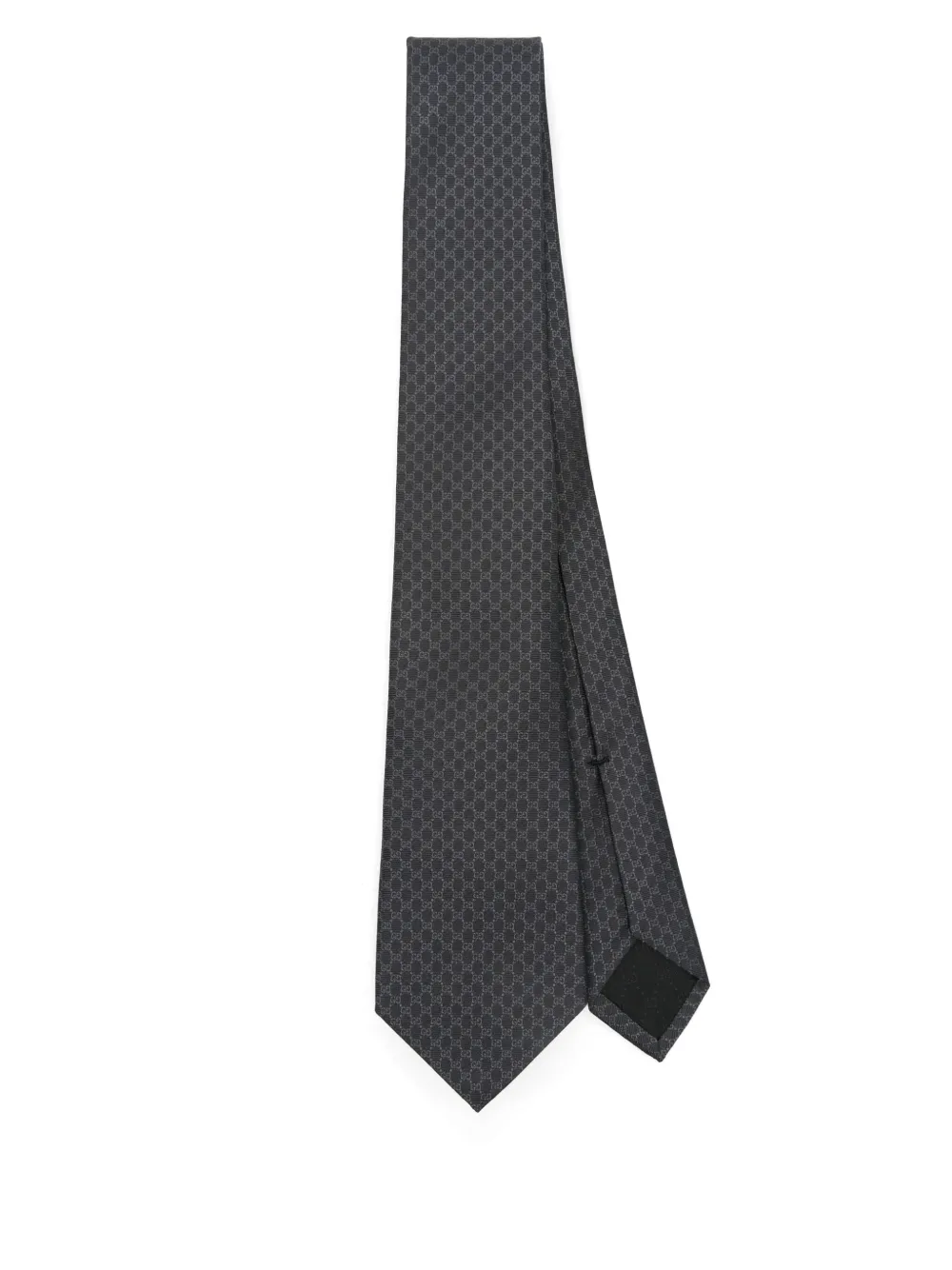 Gucci Silk Tie In Gray
