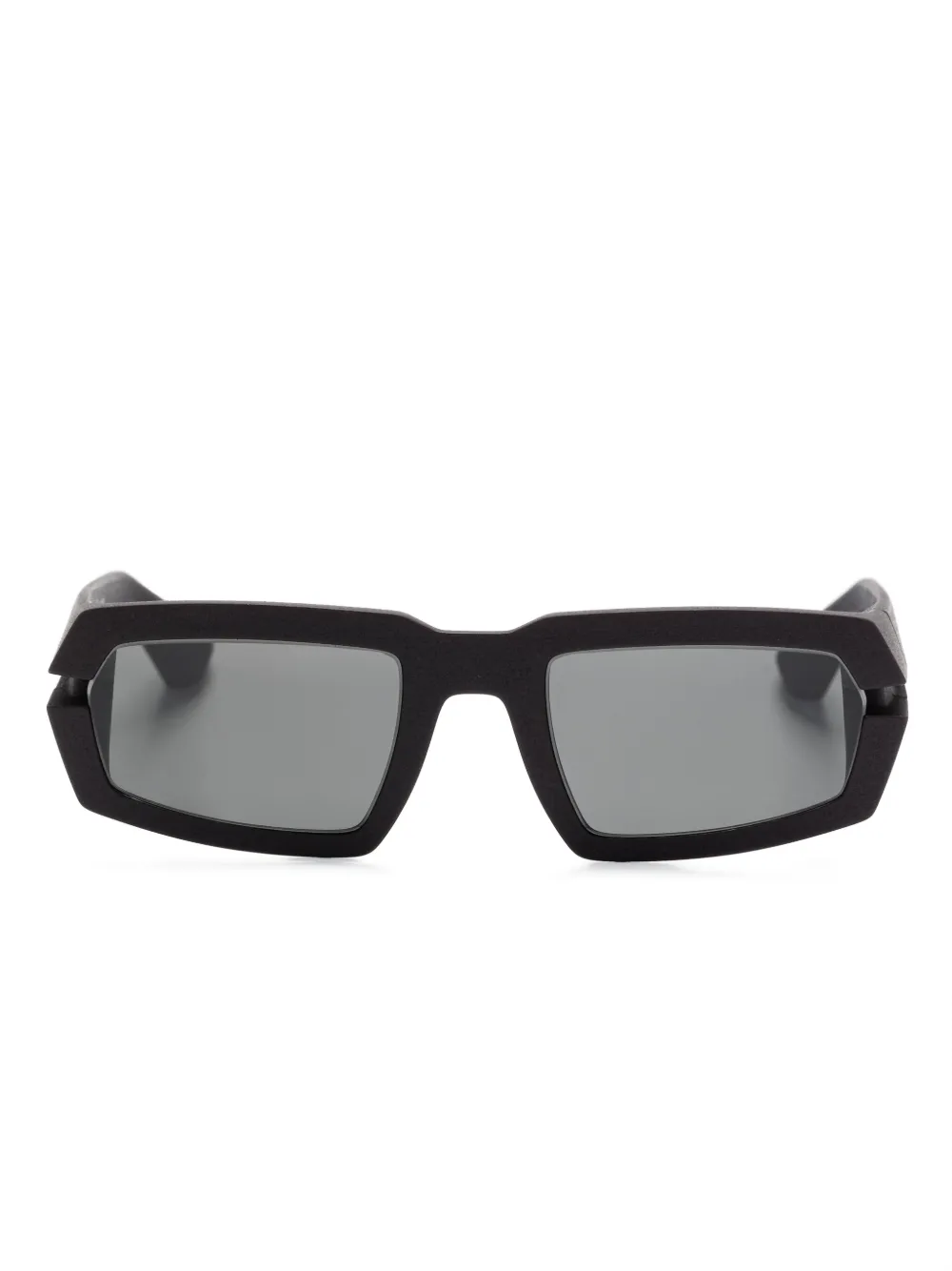 Mykita Zonnebril met vierkant montuur Zwart