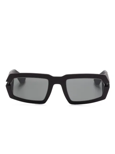 Mykita Óculos de sol quadrado com lentes coloridas