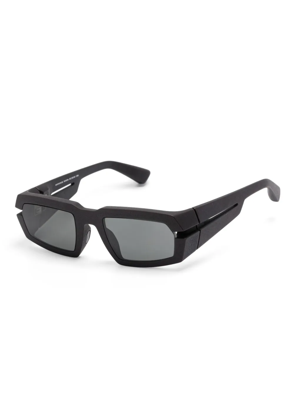 Mykita Zonnebril met vierkant montuur Zwart