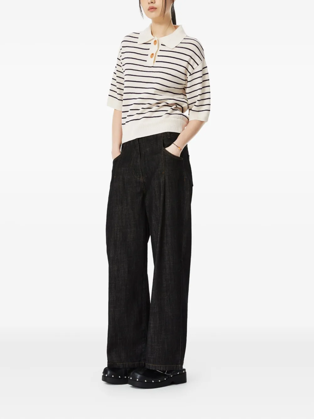 STUDIO TOMBOY pleated trousers | Straight-Leg Pants | Image 2