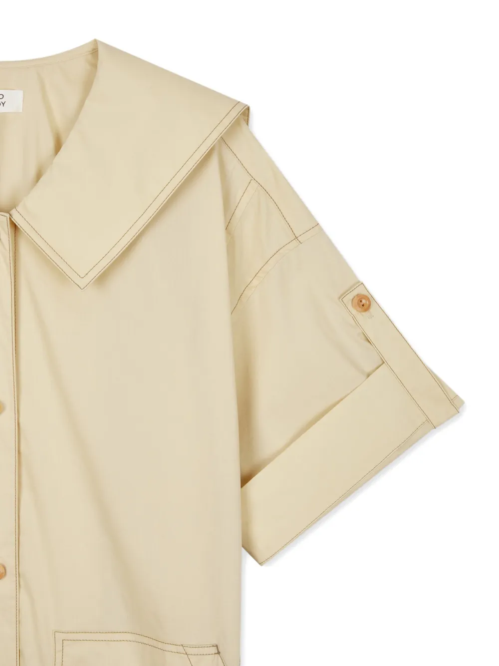 STUDIO TOMBOY Jurk met zakdetail Geel