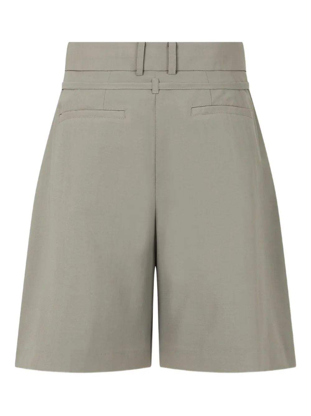 STUDIO TOMBOY Geplooide shorts met gestrikte taille Grijs