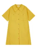 STUDIO TOMBOY button-down pocket dress - Yellow
