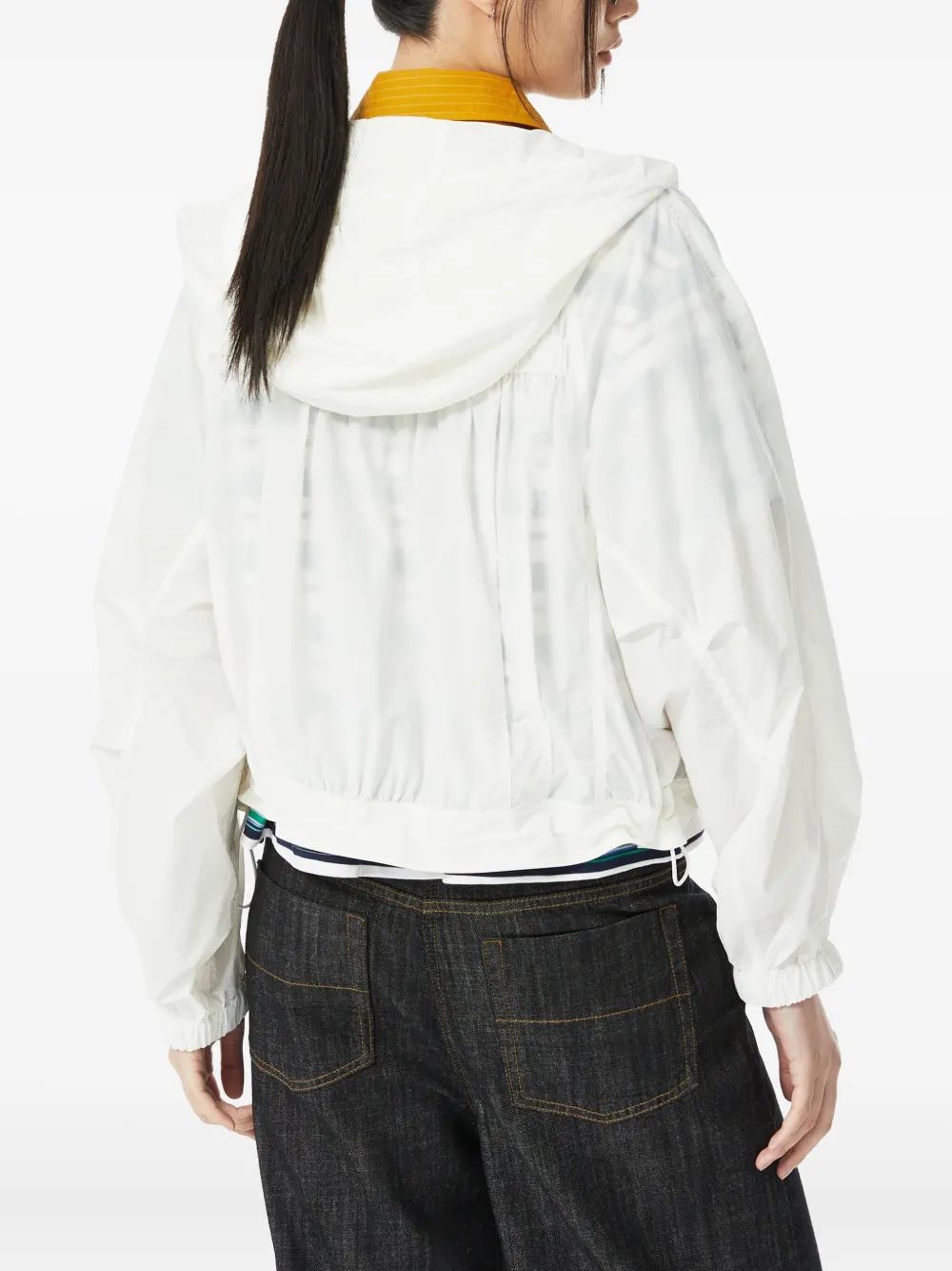 Studio Tomboy Hooded Jacket In White