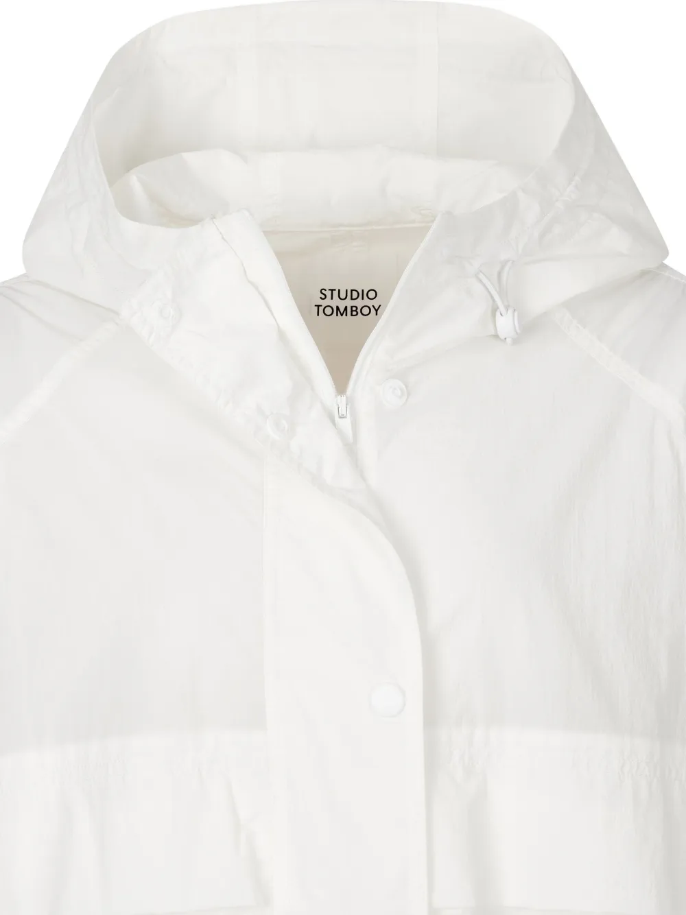 Studio Tomboy Hooded Jacket In White