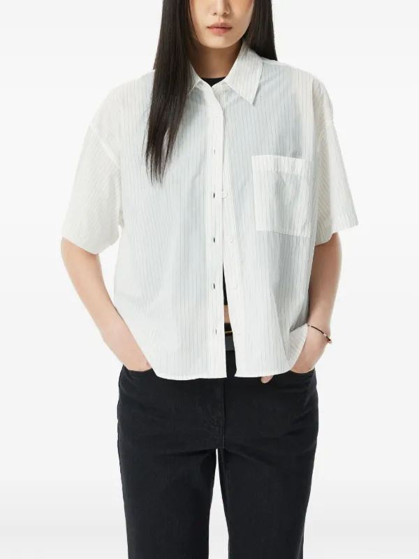 TOMBOY Striped Shirt | White | FARFETCH