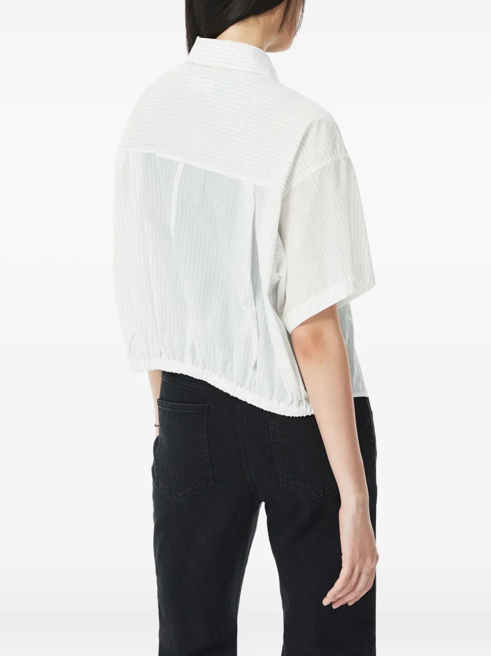 STUDIO TOMBOY Gestreept blouse Wit