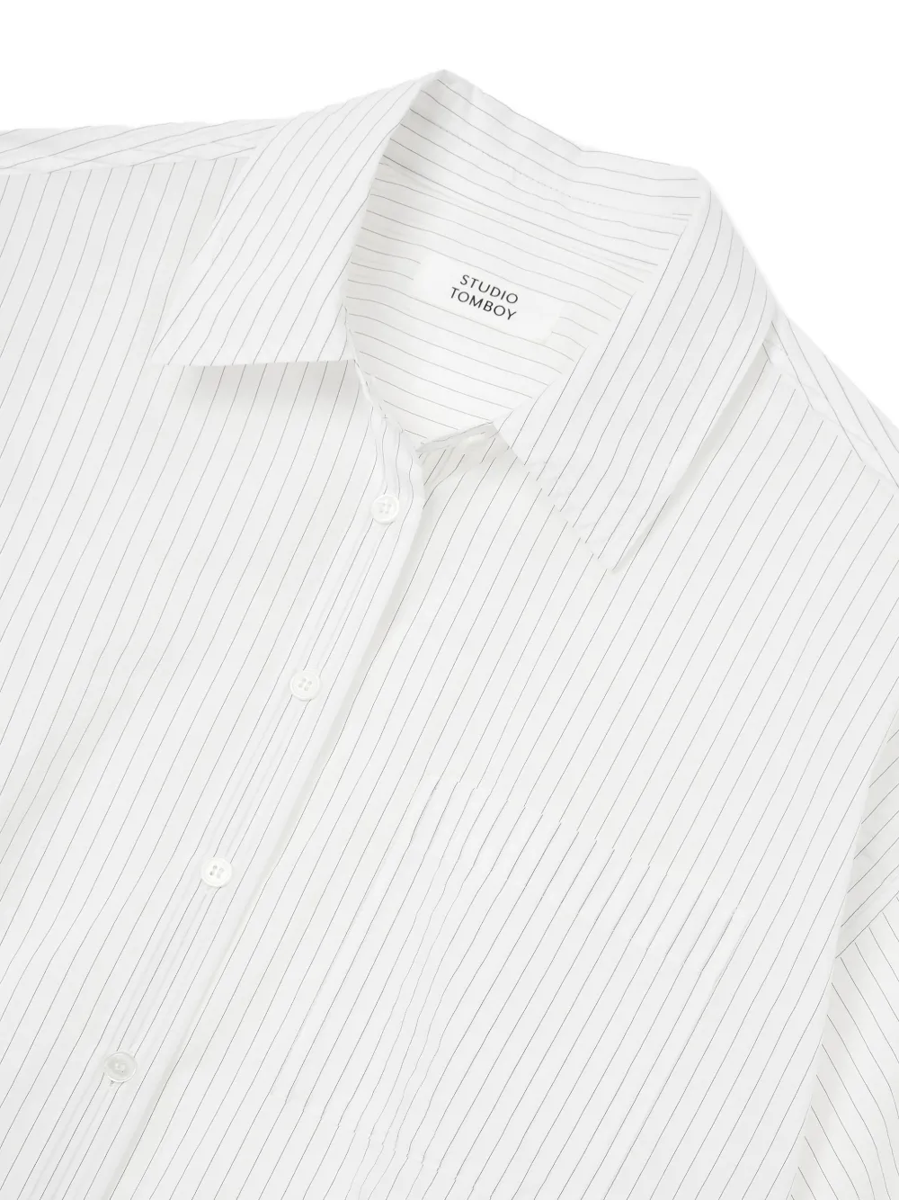 STUDIO TOMBOY Gestreept blouse Wit