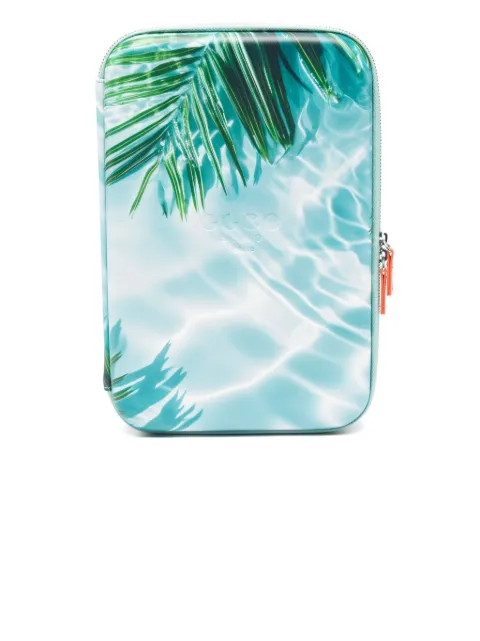 Garrett Leight fodral med blommigt motiv