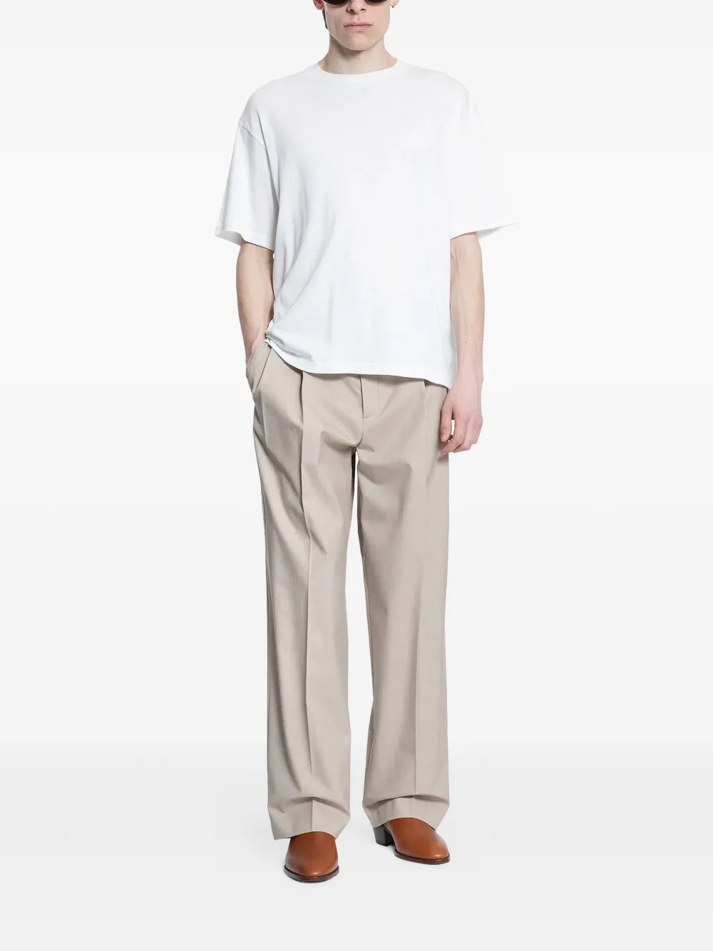 Recto Katoenen T-shirt - Wit